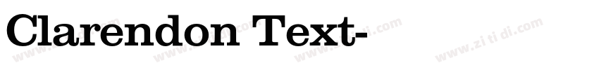 Clarendon Text字体转换